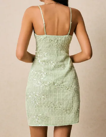 Rochie scurta Poeselle, verde