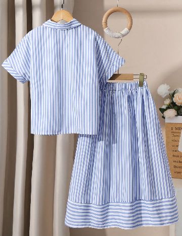 Compleu Shein Kids, albastru