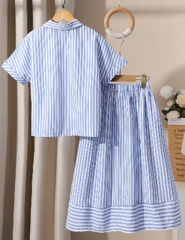 Compleu Shein Kids, albastru