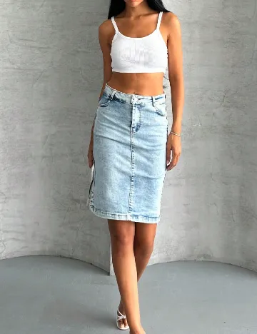 Fusta SHEIN, albastru