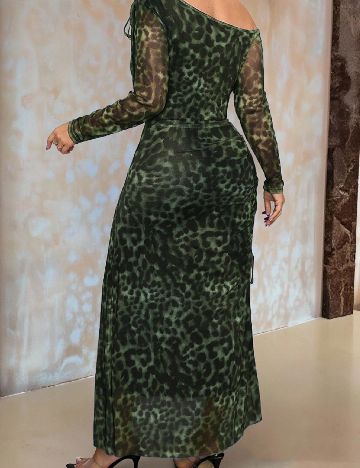 Rochie lunga SHEIN CURVE, verde