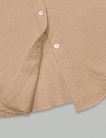 Camasa Oversize SHEIN, maro