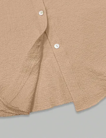 Camasa Oversize SHEIN, maro