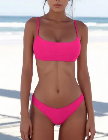 Costum de baie SHEIN, roz