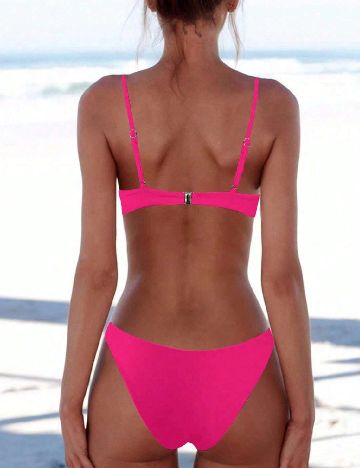 Costum de baie SHEIN, roz