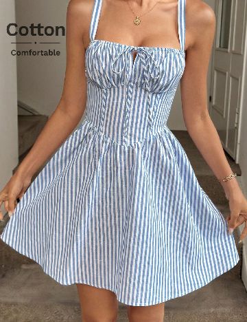 Rochie scurta SHEIN, albastru