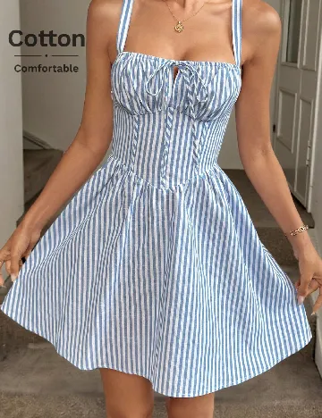 Rochie scurta SHEIN, albastru