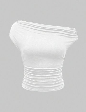 Top Romwe, alb