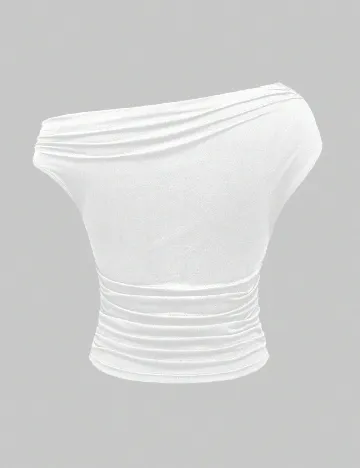 Top Romwe, alb