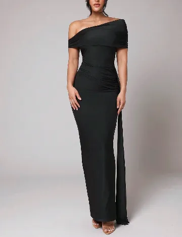 Rochie lunga Silquee, negru