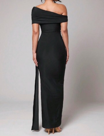 Rochie lunga Silquee, negru