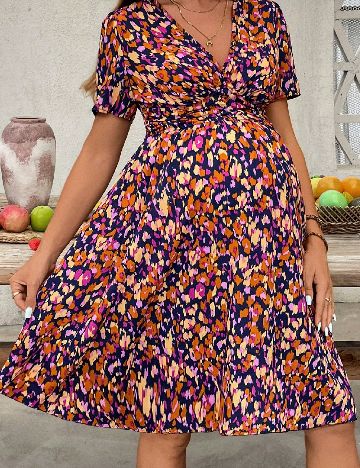 Rochie scurta SHEIN Maternity, mix culori