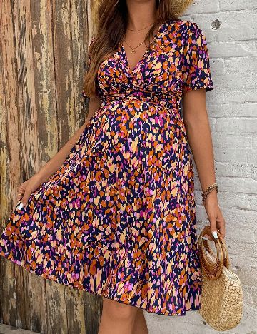 Rochie scurta SHEIN Maternity, mix culori