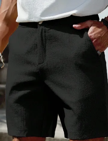 Pantaloni scurti SHEIN, negru