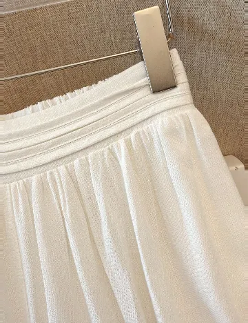 Pantaloni SHEIN, alb