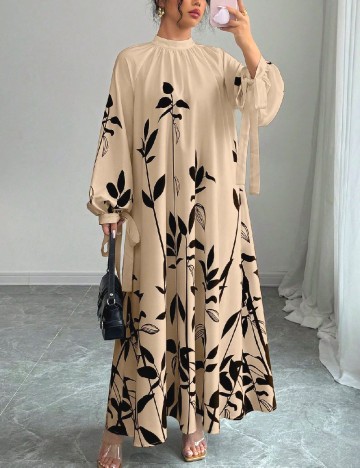 Rochie lunga SHEIN, crem