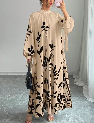 Rochie lunga SHEIN, crem