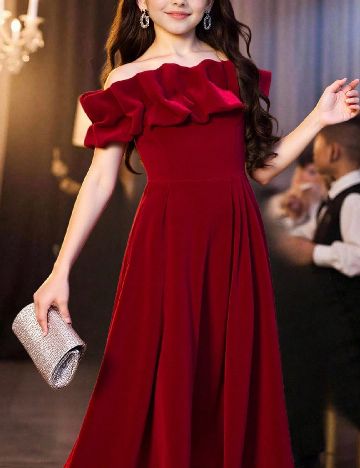 Rochie Shein Kids, rosu