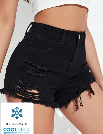 Pantaloni scurti SHEIN, negru