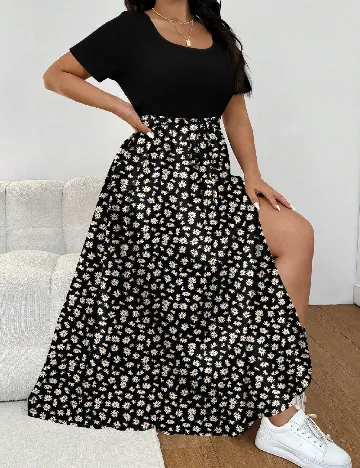 Rochie lunga SHEIN CURVE, negru