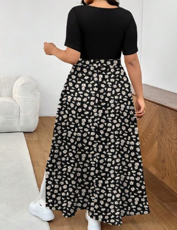 Rochie lunga SHEIN CURVE, negru