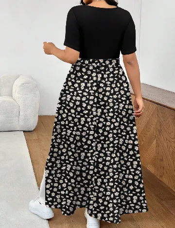 Rochie lunga SHEIN CURVE, negru