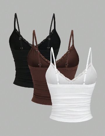 Set topuri 3 bucati SHEIN, mix culori