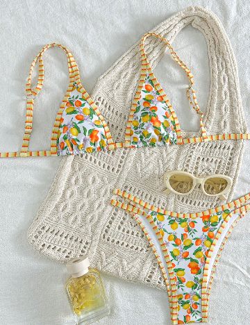 Costum de baie SHEIN, mix culori