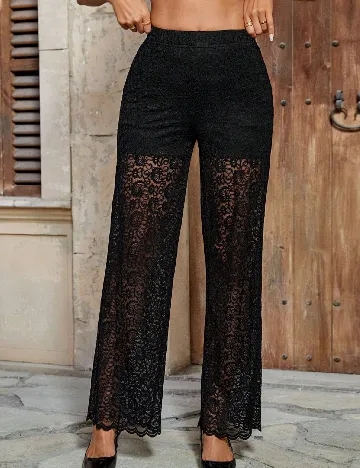 Pantaloni SHEIN, negru