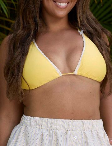 Sutien de baie SHEIN CURVE, galben