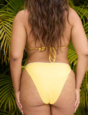 Sutien de baie SHEIN CURVE, galben