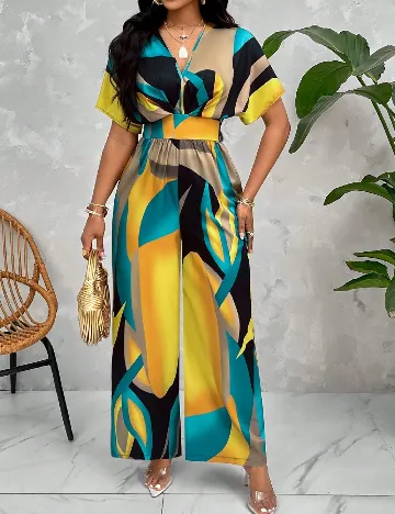 Salopeta SHEIN, mix culori