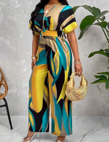 Salopeta SHEIN, mix culori