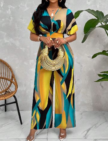 Salopeta SHEIN, mix culori