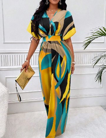 Salopeta SHEIN, mix culori