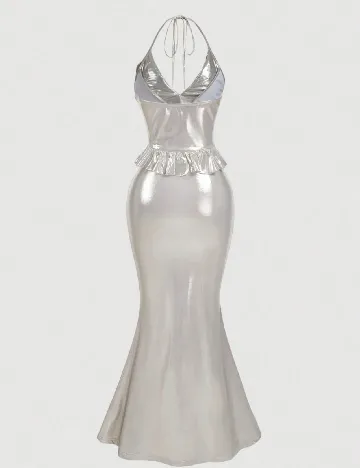 Rochie lunga SHEIN, argintiu