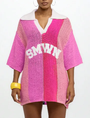 Rochie scurta SUMWON, roz