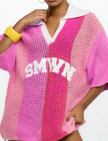 Rochie scurta SUMWON, roz