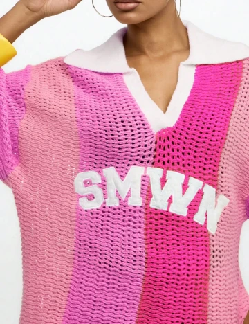 Rochie scurta SUMWON, roz