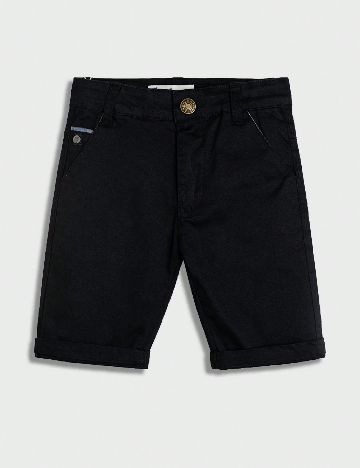 Pantaloni scurti Shein Kids, negru