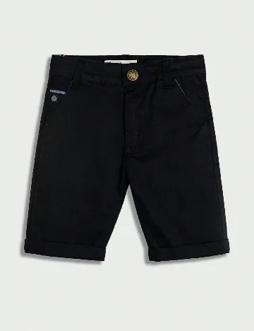 Pantaloni scurti Shein Kids, negru