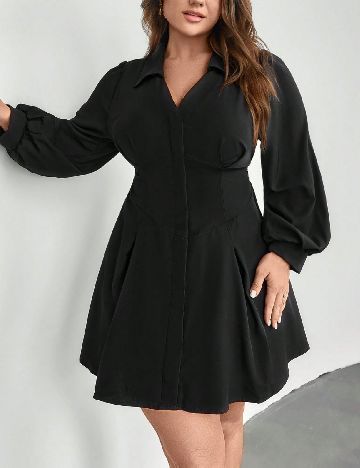 Rochie scurta SHEIN CURVE, negru