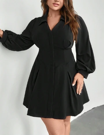 Rochie scurta SHEIN CURVE, negru