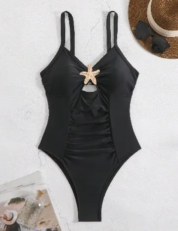 Costum de baie SHEIN, negru