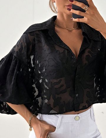 Camasa Aveloria, negru