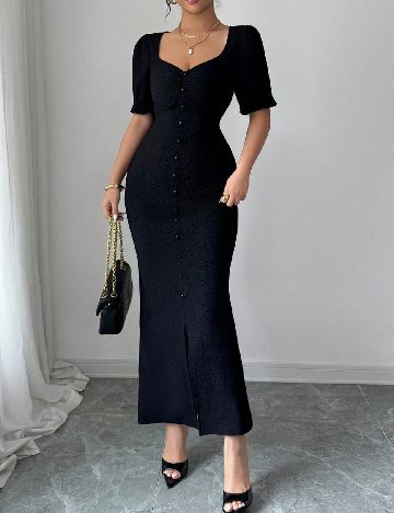 Rochie lunga SHEIN, negru