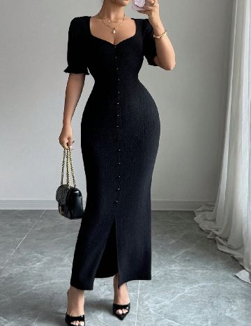 Rochie lunga SHEIN, negru