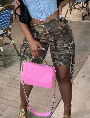 Pantaloni scurti SHEIN, army