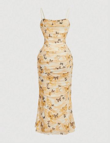 Rochie lunga SHEIN CURVE, galben