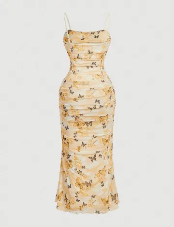 Rochie lunga SHEIN CURVE, galben